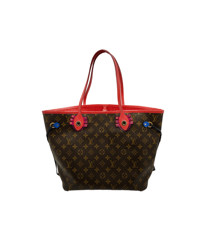 LV Neverfull MM Monogram Flamingo Totem Edition 2015
