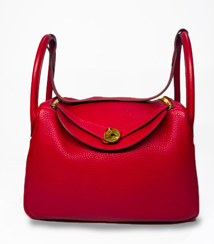 Hermes Lindy 26 in Red
