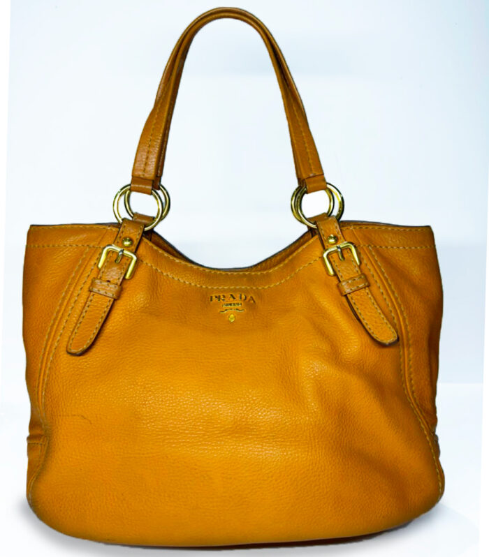 Prada Vittelo Daino Mustard GHW