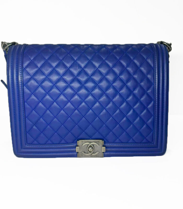 Chanel Boy Blue Large PHW