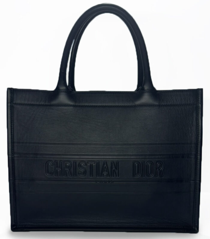 Christian Dior Leather Medium Book Tote Bag